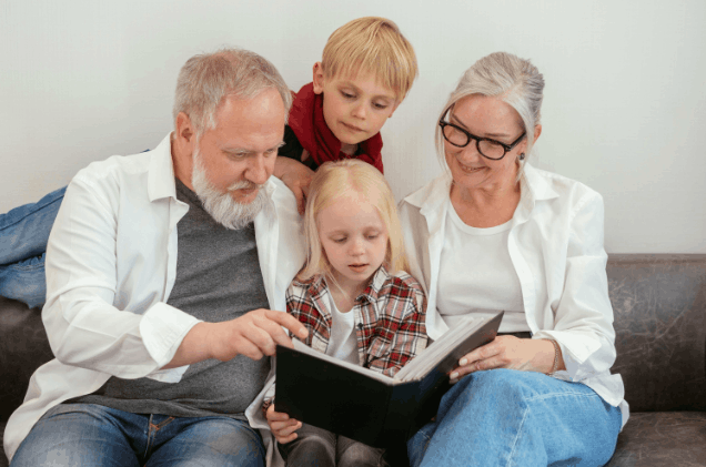 What factors influence a court decision for grandparents