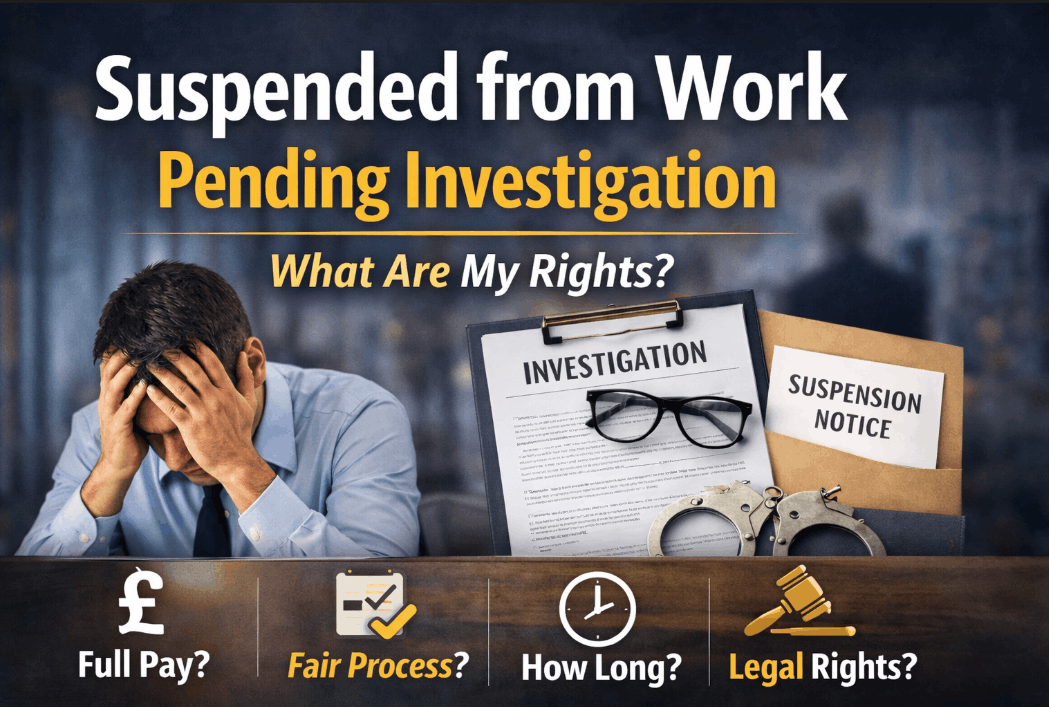 Suspended From Work Pending Investigation What Are My Rights To Pay, Fair Process, And ACAS Protection?