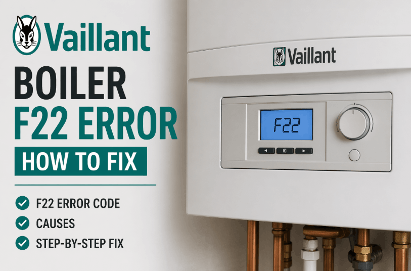 Vaillant Boiler F22 Error: How to Fix Low Pressure on ecoTEC Plus, Pro, and ecoFit