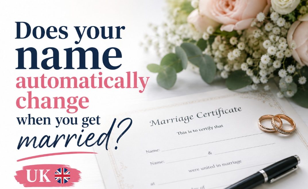Does Your Name Automatically Change When You Get Married UK?