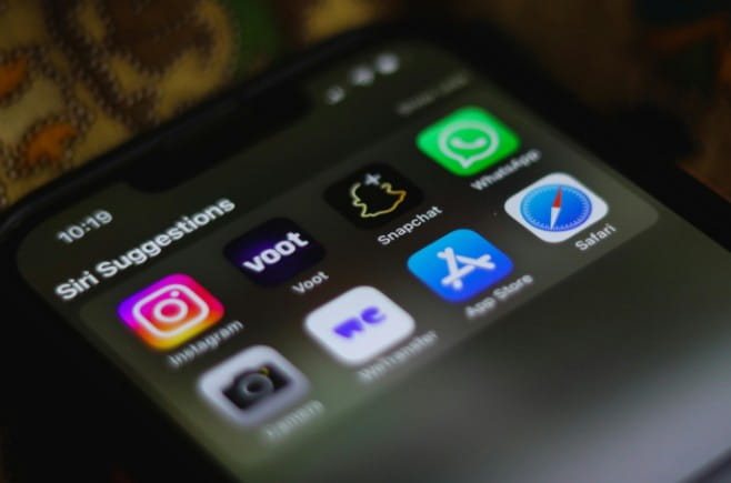 iOS or Android built-in tools