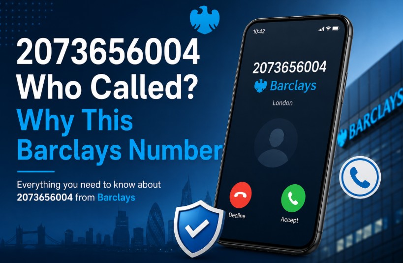 2073656004 Who Called? Why This Barclays Number Is a Major Spoof Scam Warning