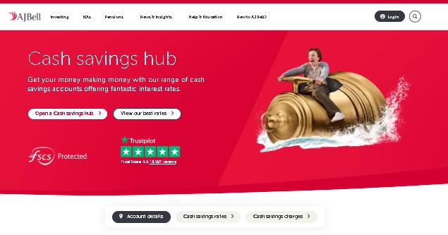 AJ Bell Savings Hub