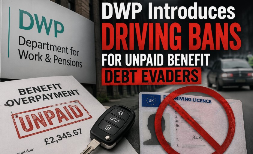 DWP Introduces Driving Bans for Unpaid Benefit Debt Evaders: What You Need to Know