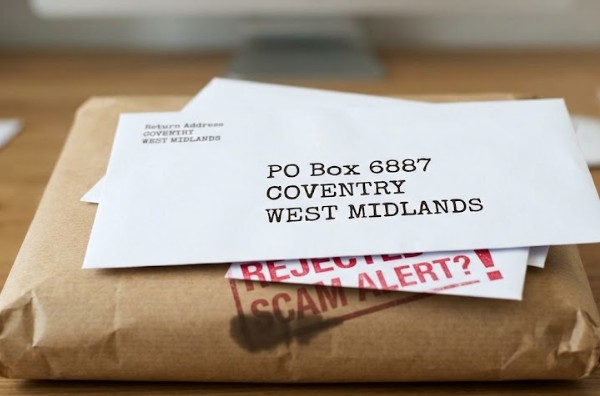 Is Mail From PO Box 6887 Coventry a Scam?