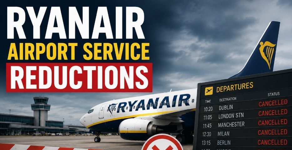 Ryanair Airport Service Reductions: The Complete Guide for UK Travellers