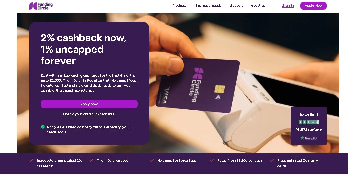 Funding Circle Business Cashback Credit Card