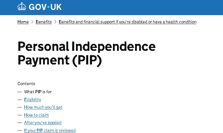 Gov.UK PIP Digital Access Compare vs Phone Support