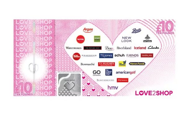 Love 2 Shop Where to Spend Gift Vouchers
