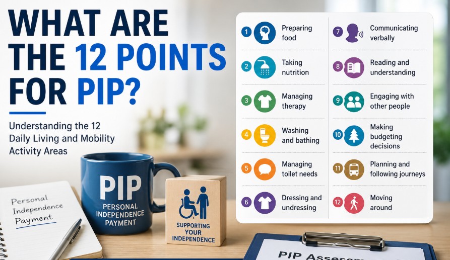 What Are the 12 Points for PIP? The Complete DWP Scoring Guide to Secure Enhanced Rates