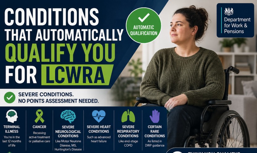 Conditions That Automatically Qualify You For LCWRA: DWP Rules, Exemptions Explained