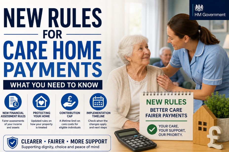 Are there New Rules for Care Home Payments: Understanding 2026 Means-Testing, Funding and Assets