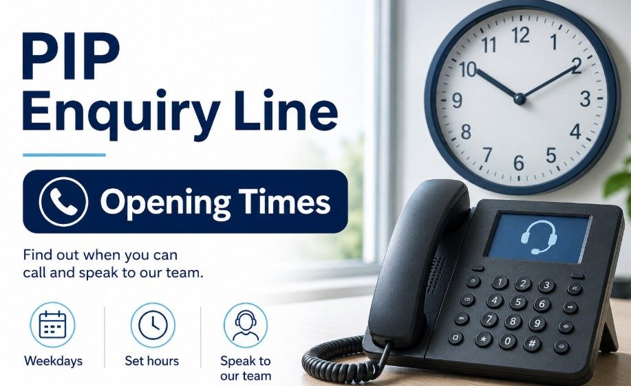 PIP Enquiry Line Opening Times: Exact DWP Hours, Freephone Numbers